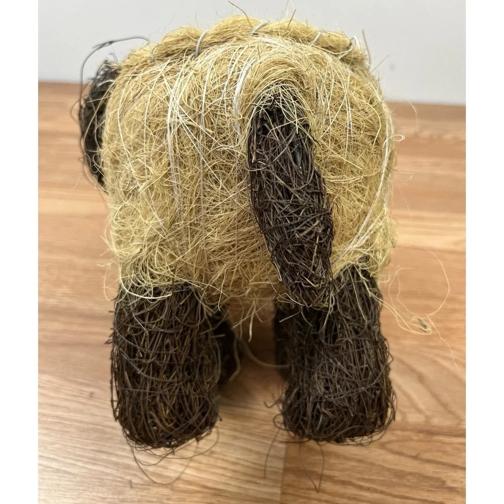 Cute Elephant Coconut Fiber Flower Pot Planter NEW